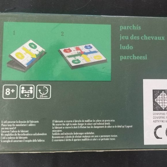 NEW! Magnetic Travel Parcheesi Game - Picture 2 of 2